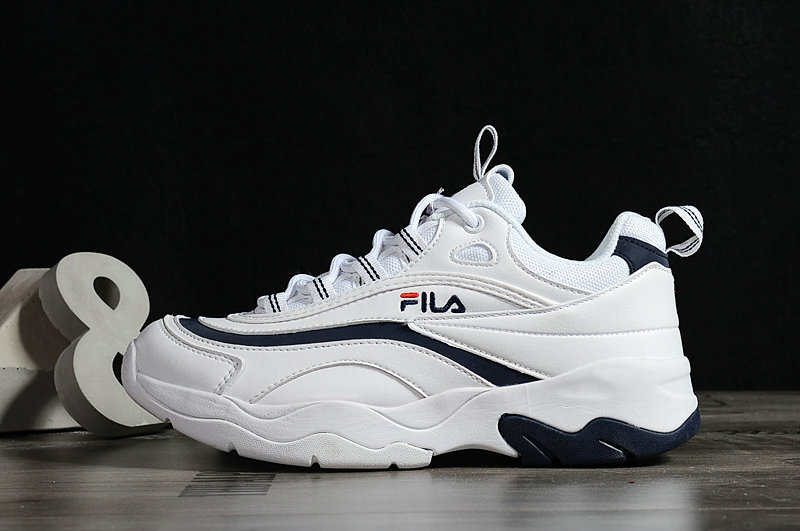 FILA Ray Disruptor 2 Men Women White Dark Blue